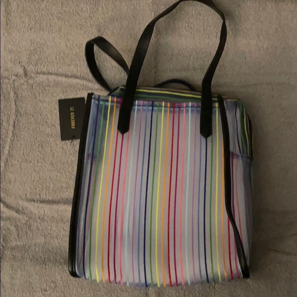 Transparent Rainbow 🌈 Tote - Picture 2 of 2